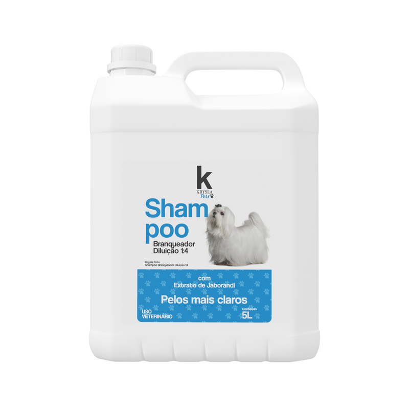 Krysla Pets Shampoo Branqueador Profissional